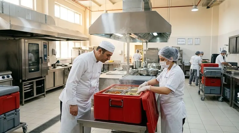 Endüstriyel Mutfak Hijyeni ve 70°C+ Termobox Sıcak Sevkiyatı